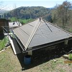 Nouveau toit en petits losanges brunes en aluminium - Printemps 2016